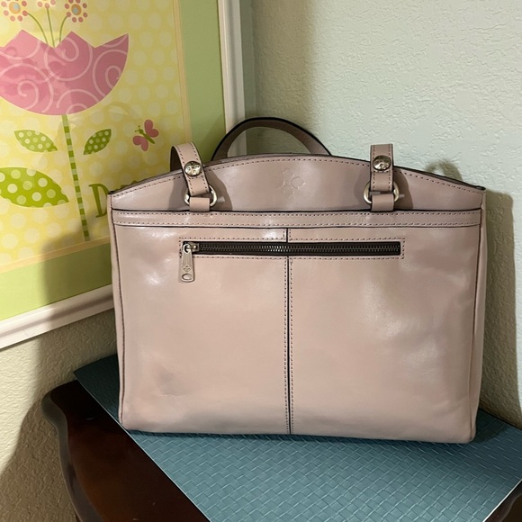 NWT Patricia Nash Women's Shoulder Bag - Light Taupe Poppy Tote in Stone - Picture 4 of 6